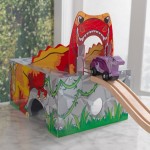 Set trenulete Dino World -Pestera Groazei Lumea Dinozaurilor -Kidkraft Tremor Cave